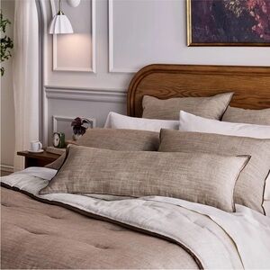 Hearth & Hand 14"x36" Oblong Throw Pillow Brown